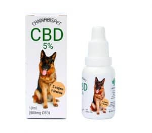 Olejek konopny CBD dla zwierząt 5% CannabisPet