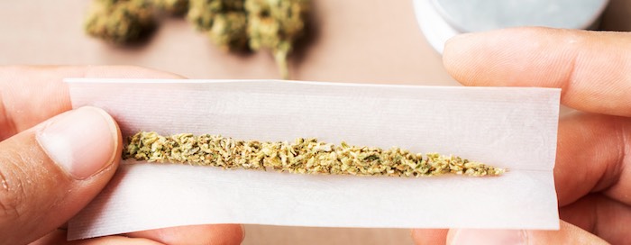 Joint z czystej marihuany